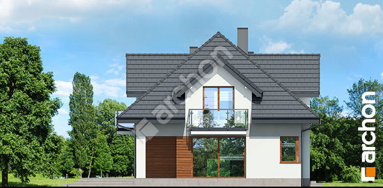 Бочний фасад Будинок в сливах 2 (П)