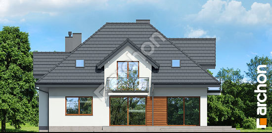 Дворовой фасад Дом в сливах 2 (П)