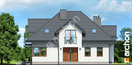 Передний фасад Дом в сливах 2 (П)