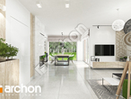 Проект дома ARCHON+ Дом в сливах 2 (П) дневная зона (визуализация 1 вид 5)