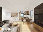 Проект будинку ARCHON+ Будинок в мураях (ГБ) денна зона (візуалізація 1 від 2)