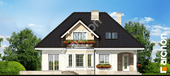 Передній фасад Будинок в авокадо вер.2