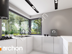 Проект будинку ARCHON+ Будинок в комміфорах 2 (Г2) візуалізація кухні 1 від 3