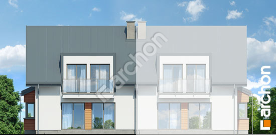 Дворовой фасад Дом в клематисах 26 (Б)