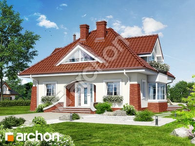 Проєкт будинку ARCHON+ Будинок в конюшинках вер.2 