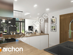 Проект дома ARCHON+ Дом в ветиверии визуализация кухни 1 вид 2