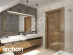 Проект будинку ARCHON+ Будинок в ветіверії  візуалізація ванни (візуалізація 3 від 3)