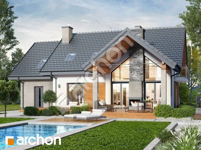 Проект дома ARCHON+ Дом в ветиверии 