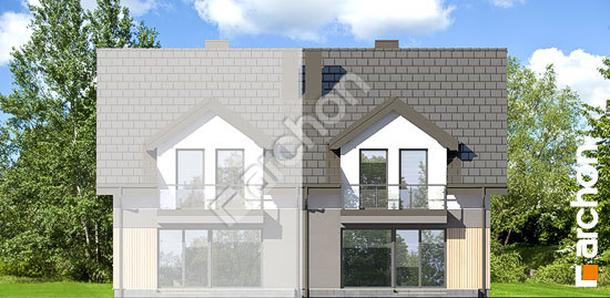 Дворовий фасад Будинок під гінко 19 (ГБА)