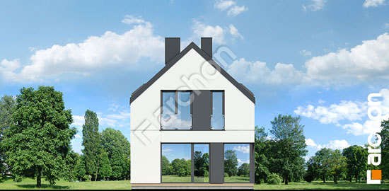 Дворовой фасад Дом в куркуме 4