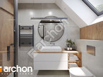 Проект будинку ARCHON+ Будинок в куркумі 4 візуалізація ванни (візуалізація 3 від 1)
