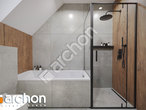 Проект будинку ARCHON+ Будинок в куркумі 4 візуалізація ванни (візуалізація 3 від 2)