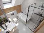 Проект будинку ARCHON+ Будинок в куркумі 4 візуалізація ванни (візуалізація 3 від 4)