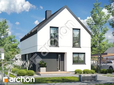 Проект дома ARCHON+ Дом в куркуме 4 