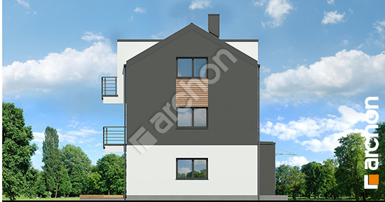 Бочний фасад Будинок в халезіях 5 (Р2) вер.3