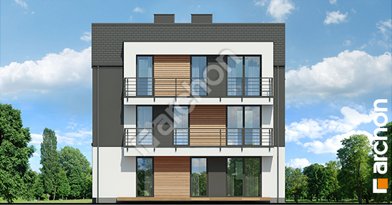 Дворовий фасад Будинок в халезіях 5 (Р2) вер.3