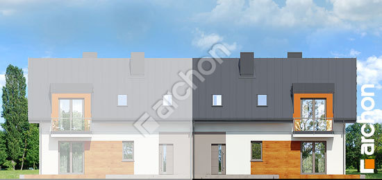 Дворовий фасад Будинок в хімонантах (Б) вер. 2