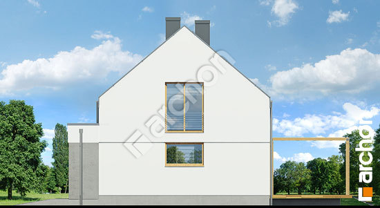 Боковой фасад Дом в журавках 8