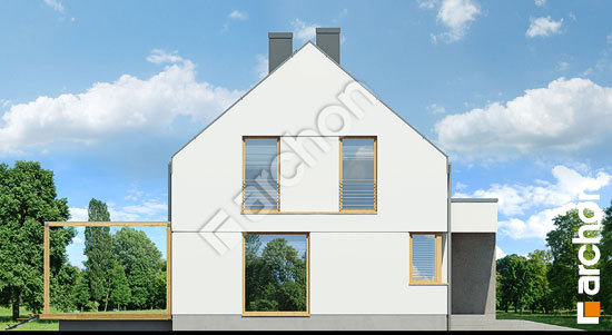 Боковой фасад Дом в журавках 8