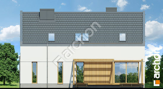 Дворовой фасад Дом в журавках 8