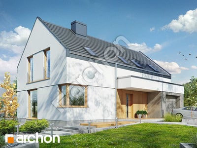 Проєкт будинку ARCHON+ Будинок в журавках 8 