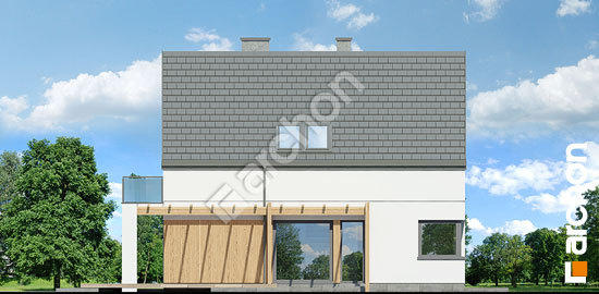 Бочний фасад Будинок в аморфах