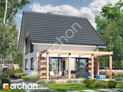 Проект будинку ARCHON+ Літній будиночок на галявині Вид 2