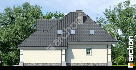 Боковой фасад Дом в рукколе 6