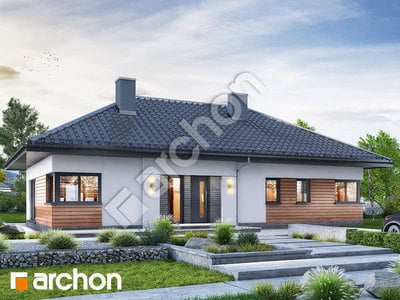 Проєкт будинку ARCHON+ Будинок в мекінтошах 15 