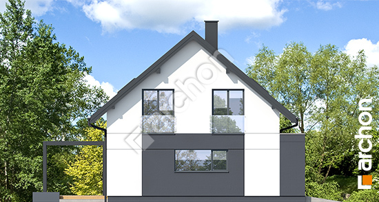 Боковой фасад Дом под тисами 3 (ГЕ) ВИЭ