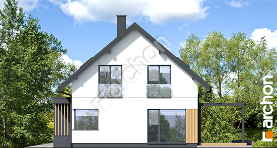 Боковой фасад Дом под тисами 3 (ГЕ) ВИЭ