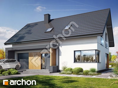 Проект дома ARCHON+ Дом под тисами 3 (ГЕ) ВИЭ 