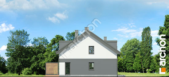 Боковой фасад Дом в ривиях 16 (ГР2Б)