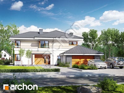 Проект дома ARCHON+ Вилла Вероника 3 (П) Вид 2
