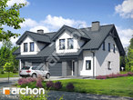 Проект будинку ARCHON+ Будинок в клематисах 9 (АБ) вер. 3 стилізація 3
