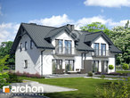 Проект будинку ARCHON+ Будинок в клематисах 9 (АБ) вер. 3 стилізація 4