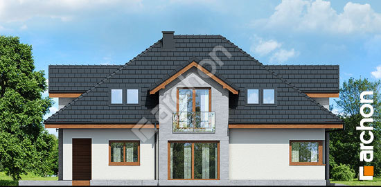 Боковой фасад Дом в хебе вер. 2