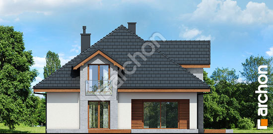 Дворовий фасад Будинок в хебе вер. 2