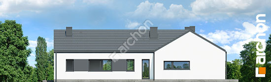 Боковой фасад Дом в драценах 2 (Г2)