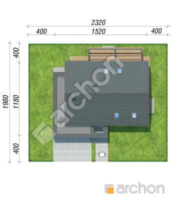 Проєкт будинку ARCHON+ Будинок у гуаві 2 (Г2E) Ситуація