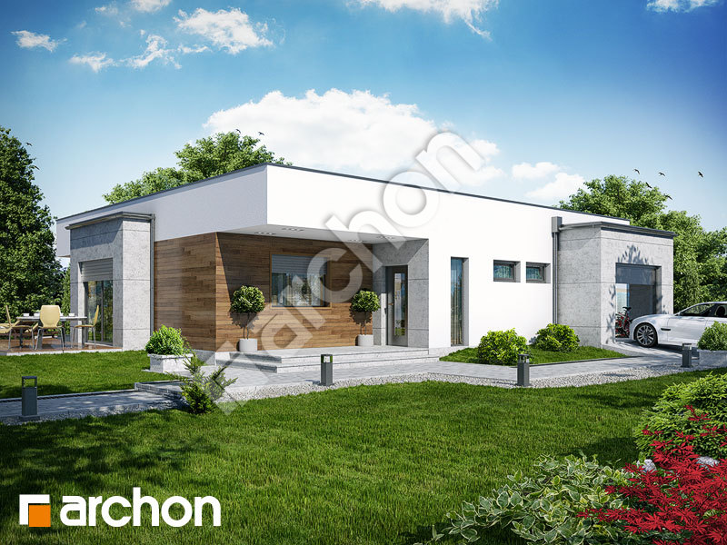 Проект будинку ARCHON+ Будинок в парроті вер.2 Вид 1
