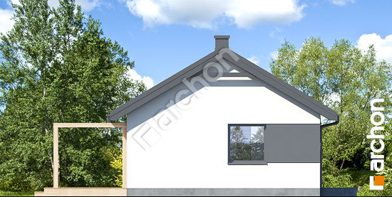 Бочний фасад Будинок в коручках 8 ВДЕ