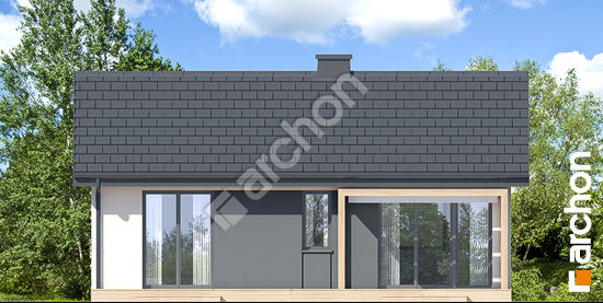 Дворовий фасад Будинок в коручках 8 ВДЕ