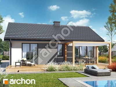 Проект дома ARCHON+ Дом в коручках 8 ВИЭ 