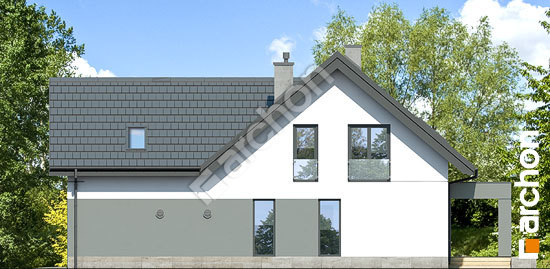 Боковой фасад Дом в яскерах (Г2Е)