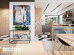 Проект дома ARCHON+ Дом в яскерах (Г2Е) дневная зона (визуализация 1 вид 3)