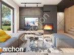 Проект дома ARCHON+ Дом в яскерах (Г2Е) дневная зона (визуализация 1 вид 5)