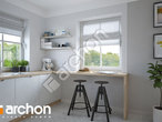 Проект дома ARCHON+ Дом в очанке вep. 2 вер.2 визуализация кухни 1 вид 2