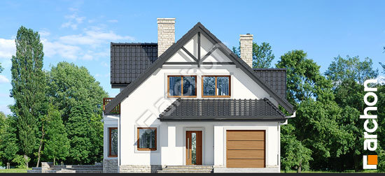 Передний фасад Дом в очанке вep. 2 вер.2