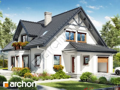 Проект дома ARCHON+ Дом в очанке вep. 2 вер.2 